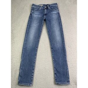 AG Adriano Goldschmied Jeans Women's 26 Waist 24"  Mid Rise Slim Straight Ankle